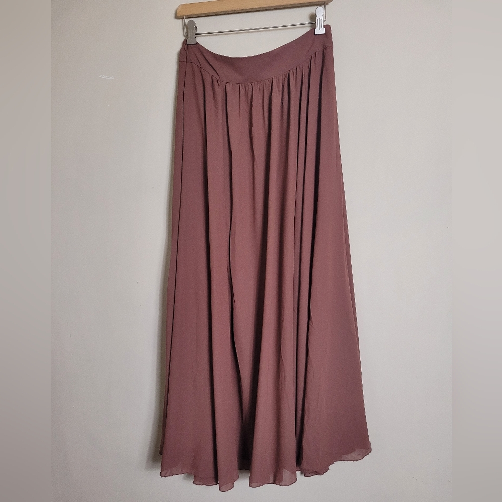 Anthroplogie Edme & Esyllte Mauve Maxi Skirt 4 - Picture 4 of 10